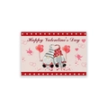 Set de table de la Saint-Valentin avec gnomes suédois et motifs de cœurs rouges - CD31-9
