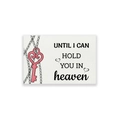 Set de table rectangulaire avec motif clé en cœur rose et texte commémoratif en anglais - CD31-30