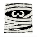 Halloween mummy chair cover with bandage pattern and cartoon eyes in cotton linen fabric - Ytm2-30 / 49*58cm