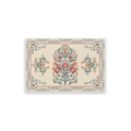 Close-up of bohemian floral table runner showing intricate Mughal tree of life pattern - 30*45cm Placemat / Mughal Tree of Life (ZQ106-18)