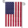 Bandera de jardín de bandera americana con girasoles y soporte de metal negro - Estilo Clásico de Barras y Estrellas Americanas(HYQ79-17)