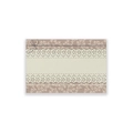 Bohemian floral table runner in soft lotus pink with lace edges and bow detail - 30*45cm Placemat / Lotus Pink Floral Lace (ZQ106-28)