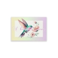 Bohemian floral hummingbird table runner with A Beautiful Summer text and border - 30*45cm Placemat / Hummingbird & Floral (ZQ106-38)