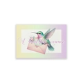 Artistic hummingbird and floral envelope place mat for bohemian kitchen decor - 30*45cm Placemat / Hummingbird with Letter (ZQ106-39)