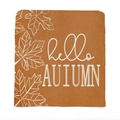 Fodera per sedia autunnale con zucca e foglie di acero per decorazione festiva - 49*58cm / Stile Hello Autumn