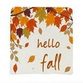 Herfst kussensloop met esdoornbladeren en hello fall tekst voor Thanksgiving decor - 49*58cm / Herfst Esdoornblad Stijl (TYT15-1)