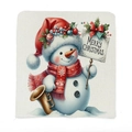 Christmas snowman chair cover decoration with Merry Christmas sign and saxophone - 49*58cm / Vintage Snowman (TYT14-15)