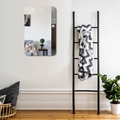 Miroir mural rectangulaire sans cadre en acrylique pour décor de salon et de chambre - Argenté