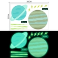 Leuchtende Uranus und Jupiter Planeten Wandaufkleber mit Sternen für dunkle Kinderzimmer - Jupiter Und Uranus (YG816)