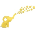 Vinilo decorativo espejo de elefante dorado con burbujas para salón y decoración de baño - Dorado