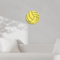 Adesivo murale a specchio in acrilico dorato a forma di pallavolo per decorazione casa - 15CM / Oro