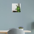 Minimalistische vierkante frameloze badkamerspiegel met afgeronde hoeken - 20cmx20cm