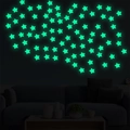 Stelle luminose adesive da parete per cameretta bambini e decorazione soffitto al buio - Verde Fluorescente
