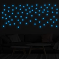 Sticker murali con stelle blu luminose per decorazioni fosforescenti in camera - Stile Stella / Blu Fluorescente