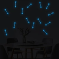 Leuchtende blaue Pfeil-Wandaufkleber mit Glow-in-the-Dark-Effekt für die Raumdekoration - Blau Fluoreszierend