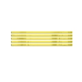 Set de 5 tiras decorativas de espejo acrílico dorado para bordes de paredes - Ancho 1*Largo 100 / Dorado