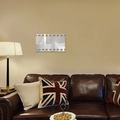 Vintage filmrol acryl spiegel muursticker voor creatieve woonkamer decoratie - Zilver