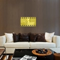 Moderne gouden wandspiegel in filmrolontwerp voor woonkamer wanddecoratie - Goud