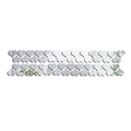 Silver mirror heart wall stickers with creative acrylic reflective surface for home decor - Large Heart Style / Silver