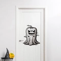 Halloween pumpkin monster door sticker with black and white tree texture for party decor - Pumpkin Monster (PH-WS1090)