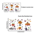 Adesivi murali Halloween con zucca e fantasma con le specifiche delle dimensioni - Stile PH-QT9205 (PH-QT9205)