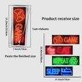 Dettaglio degli adesivi murali gaming neon con dimensioni per la decorazione della stanza - Stile Neon (PH_QTA666)