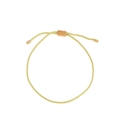 Adjustable gold snake chain bracelet with slider bead closure and polished metallic finish - Adjustable Snake Chain Style (0685) / Gold