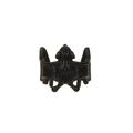 Gothic style matte black bat ring with wings forming the band for men and women - Bat Ring (01 Matte Black) / Matte Black