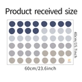 Wandsticker-Set mit Punkten in Morandi-Farben, 44 Kreise auf einem 60x40cm großen Bogen - 40*60cm