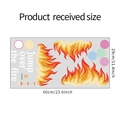 Detailed sheet view of FX-B220 cartoon fire jumping wall stickers for kid bedroom - 30*60cm Layout