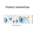 Layout of FX-D174 moon and stars wall stickers with dimensions for nursery decor - 30*90cm