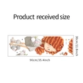 Cartoon girl and white rabbit wall sticker for kids bedroom decor 30x90cm sheet - 30*90cm