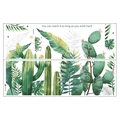 Muurstickers met tropische cactussen en groene plantendecoratie voor woonkamerinterieur - Tropische Cactus en Groene Planten (MG9079)