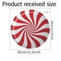 30cm diameter peppermint candy floor sticker for Christmas room decoration xmas003 - Classic Peppermint Style (xmas003)