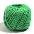Close-up of durable green sisal rope ball for cat scratching posts and DIY pet toys - 1.5mm / Green