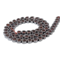 Macro shot of heart-shaped hematite loose beads with dark grey metallic luster for DIY jewelry - Heart Shape Ring