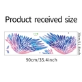 Detailed dimensions of watercolor galaxy wings wall sticker FX-D314 measuring 30x90cm - 30*90cm