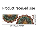 Gedetailleerde afmetingen voor kleurrijke mandala muursticker van 30cm x 90cm - 30*90cm