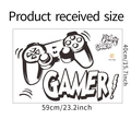 Wandtattoo Gaming-Controller Produktabmessungen und Empfangsgröße 59cm x 40cm - 40*59cm