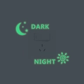 Adesivi murali fluorescenti con luna e stelle per la decorazione della casa - Verde Luminoso (YG09 Luce Verde)