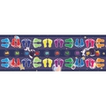 Adesivi da pavimento tema spazio con impronte colorate e numeri per bambini - Spazio Galassia Gioco Campana (TY002)