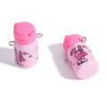 Pink resin mini thermos charms with cute cartoon monster and metal rings for DIY jewelry - Two Tone Pink Style (WU HU~)