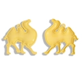 Yellow camel alloy pendant charms for DIY keychains and bag accessories - Yellow