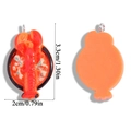 Hummer Miniatur Anhänger aus Resin mit silberner Öse für DIY Schmuck und Schlüsselanhänger - Hummer Auf Teller Stil (A7-031)