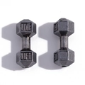 Gunmetal halterkralen voor sieraden met LIVE LIFT gravure en zeshoekige uiteinden - 20*8mm / Gunmetal