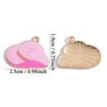 Ciondoli cappello da cowboy in smalto rosa per gioielli fai-da-te e portachiavi in lega - Stile Visiera (A7-262) / Rosa