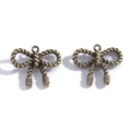 Pendentif nœud en bronze vintage pour la fabrication de colliers et bracelets DIY - Bronze Antique