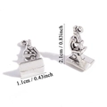 Antiek zilveren microscoop hangers van legering voor DIY sieraden 2,1 cm hoog - Microscoop Stijl (A7-311)