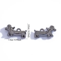 Polished gunmetal dachshund dog charms in 1.5cm size for DIY jewelry making - Gun Black (A7-407)