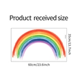 Specifiche dimensionali per adesivo murale arcobaleno 60x35cm con codice prodotto FX-E223 - 35*60cm